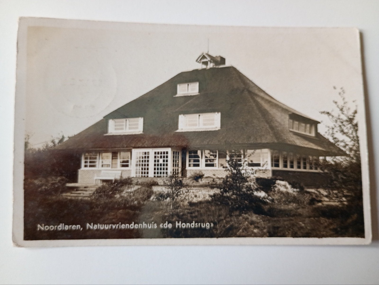 Noordlaren Natuurvriendenhuis De Hondsrug 1942, Ophalen of Verzenden, 1940 tot 1960, Gelopen, Groningen