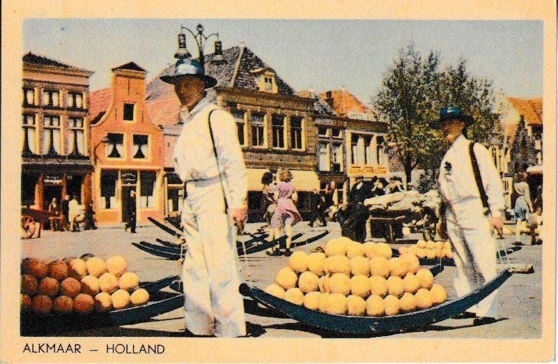 ALKMAAR - KAASDRAGERS, Ophalen of Verzenden, 1940 tot 1960, Ongelopen, Noord-Holland