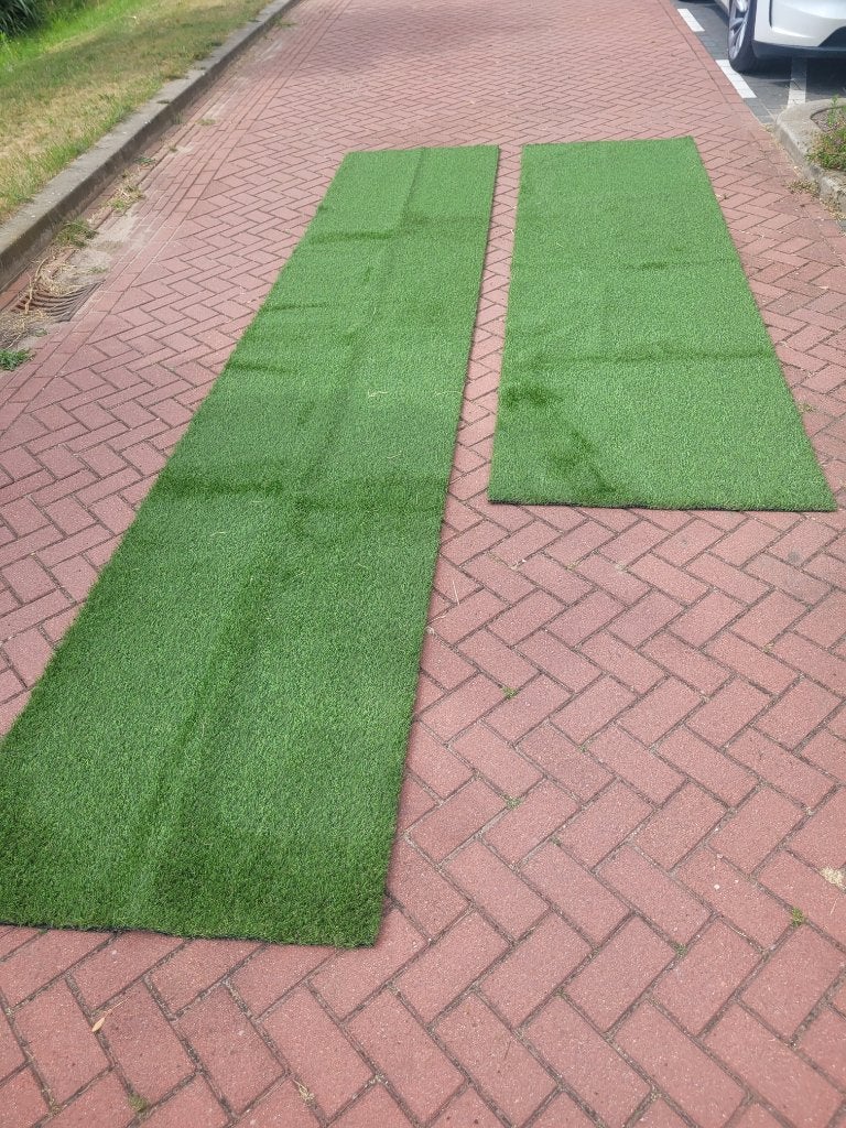 Kunstgras NIEUW 345x95 cm en 480x90 cm, Tuin en Terras, Gras en Kunstgras, Ophalen, Nieuw, Minder dan 10 m², Kunstgras