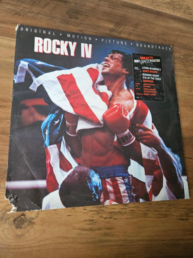 Rocky IV Original Motion Picture Soundtrack LP, Inclusief poster, Ophalen of Verzenden, Gebruikt, 12 inch