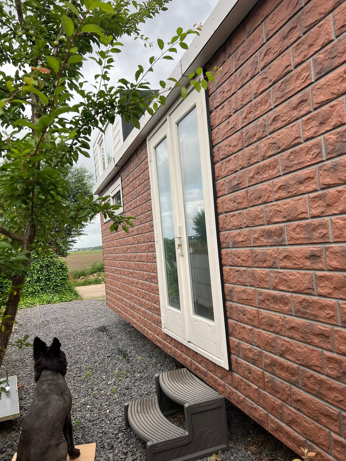 Tiny house op wielen compleet onderhoudsvrij en gezellig, Tuin en Terras, Tuinhuizen, Ophalen of Verzenden, Schuur, Zonder ramen