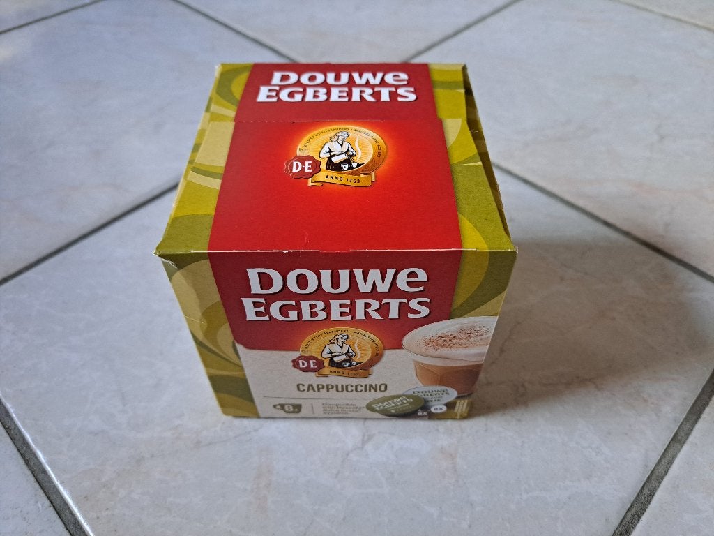 Dolce Custo Cappuccino koffiecups Douwe Egberts, Witgoed en Apparatuur, Koffiezetapparaten, Overige modellen, Nieuw, Gemalen koffie