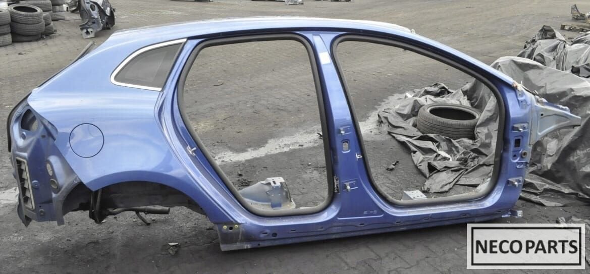 VOLVO V40 ACHTERSCHERM ACHTERPANEEL SNIJDEEL SCHERM, Gebruikt, -, -, Ophalen of Verzenden