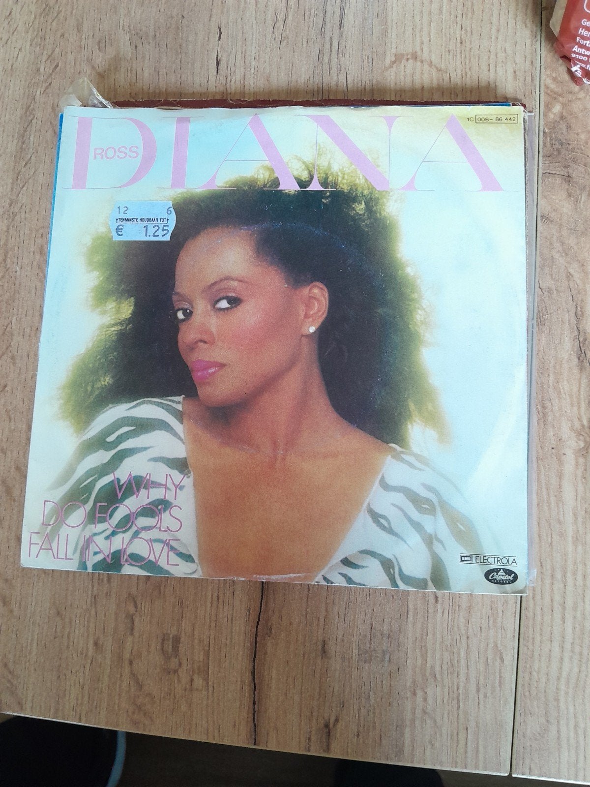 diana ross 7inch why do fools fall in love, Ophalen of Verzenden, Zo goed als nieuw, Pop
