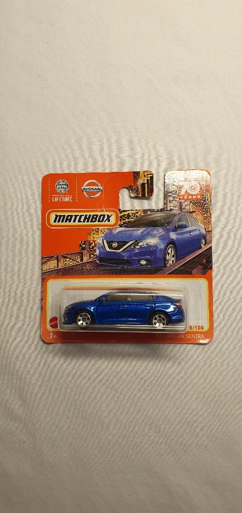 Matchbox 2016 Nissan Sentra, Ophalen of Verzenden, Nieuw, Auto