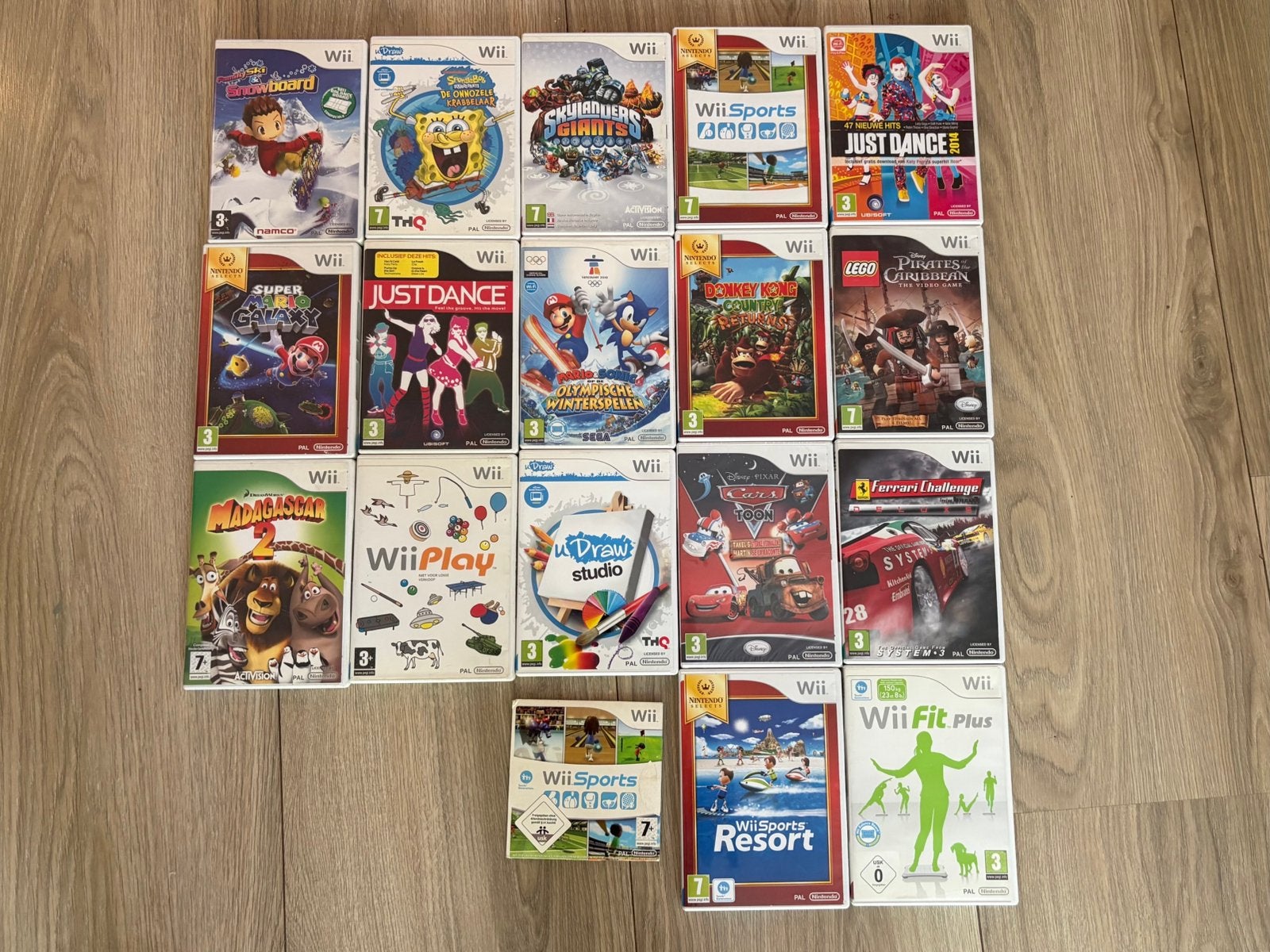 Mooie partij Nintendo Wii games – 18 spellen, Ophalen, Zo goed als nieuw