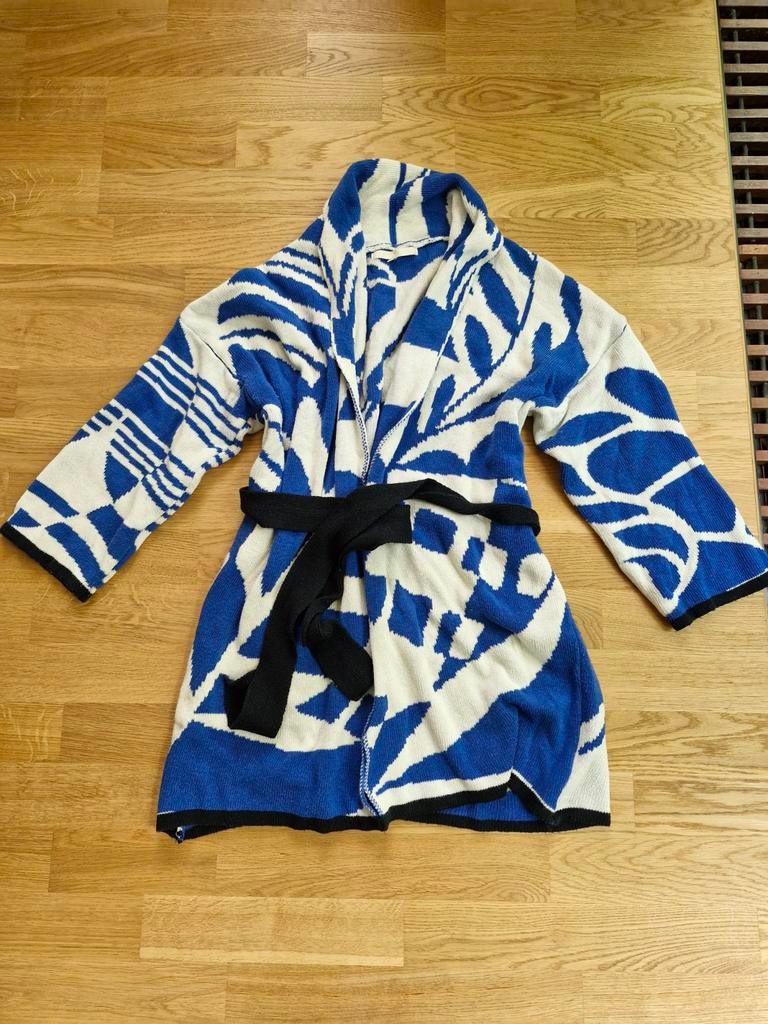 Didi vest blauw/wit mooie dikke stof maat 38/40, Kleding | Dames, Ophalen of Verzenden, Zo goed als nieuw, Maat 38/40 (M)