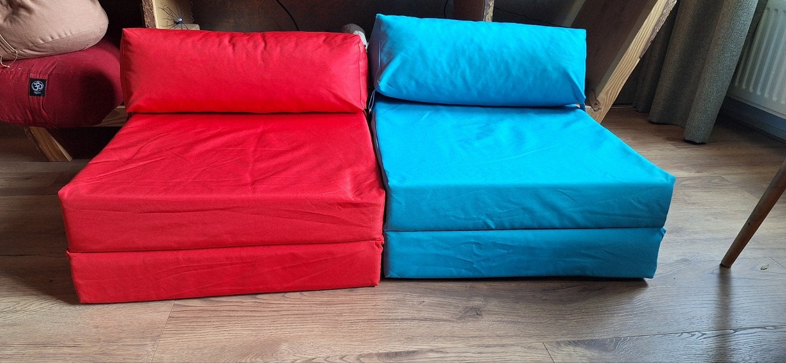 LOFT25 Opvouwbare Futon Stoel/Bed - Zo goed als nieuw, Ophalen, Zo goed als nieuw, Eenpersoons