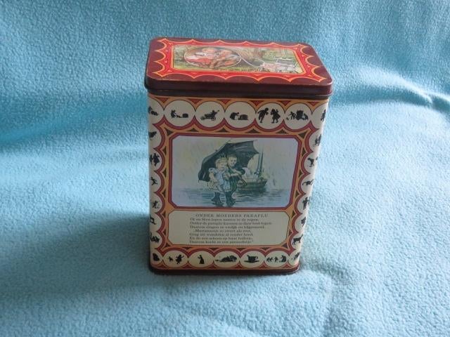 Vintage blik Royco met Ot en Sien afbeeldingen, Ophalen of Verzenden, Gebruikt, Overige, Overige merken