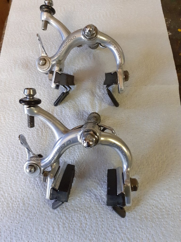 Vintage Campagnolo Super/Nuovo Record remmen, Fietsen en Brommers, Ophalen, Remmen, Gebruikt, Campagnolo