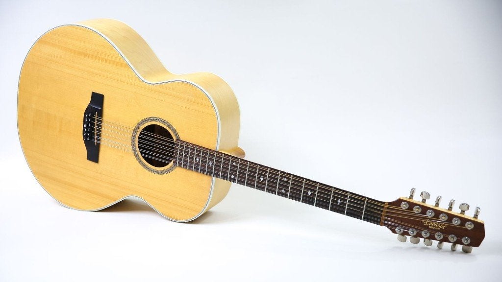 Te koop Landola J 8012 Jumbo 12-snarige akoestische gitaar!, Ophalen, Zo goed als nieuw, Western- of Steelstringgitaar, 12-snarig