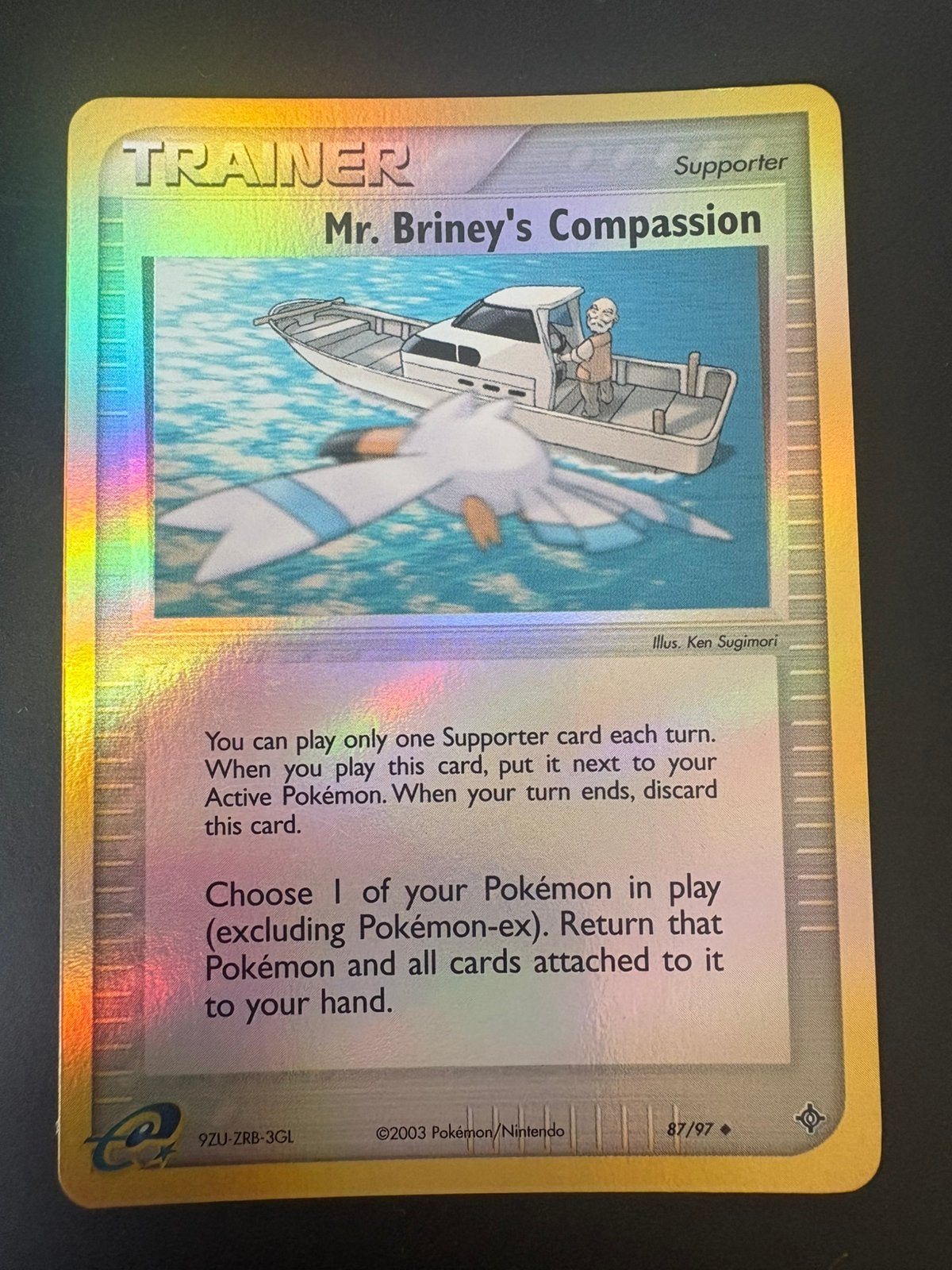 Mr. Briney's Compassion (reverse holo) - 87/97 EX Dragon, Ophalen of Verzenden, Zo goed als nieuw, Losse kaart, Foil