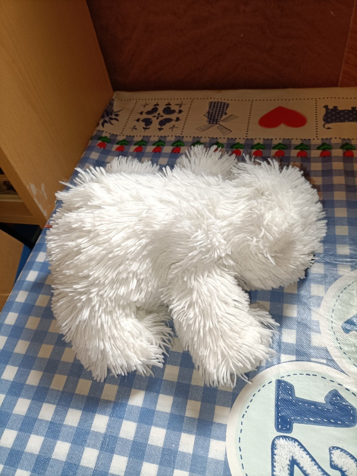 Witte Kika beer knuffel kleine versie 22 cm, Ophalen of Verzenden, Zo goed als nieuw, Beer