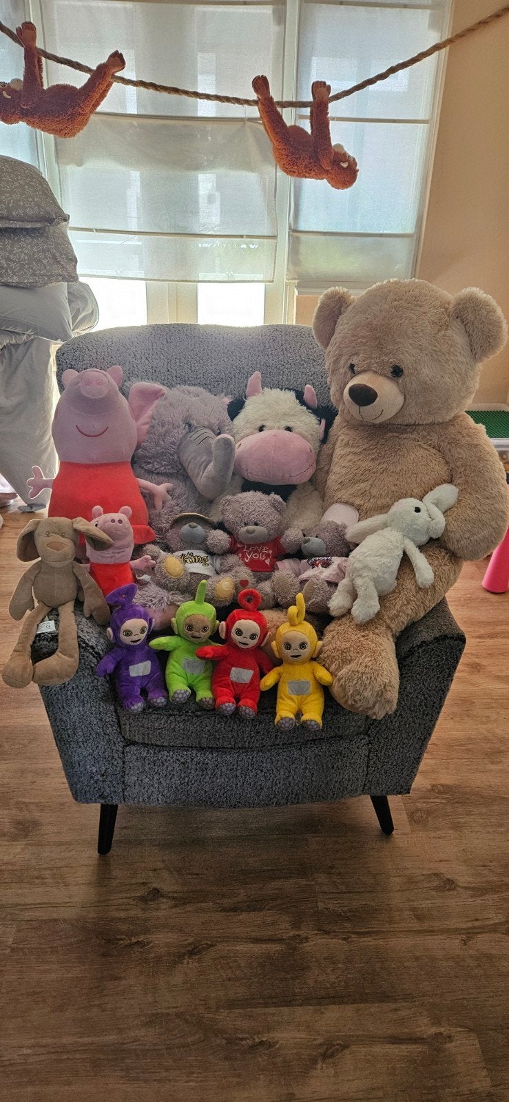 Grote collectie knuffels: Teletubbies, Peppa Pig en meer, Kinderen en Baby's, Speelgoed | Knuffels en Pluche, Gebruikt, Peppa Pig