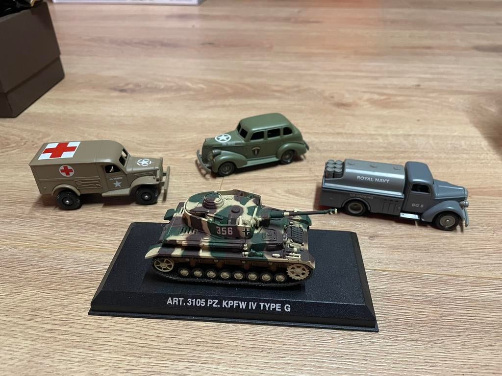 Ww2 wo2 metalen engelse duitse tank usa us model autos, Ophalen of Verzenden, Zo goed als nieuw, Tractor of Landbouw, Overige merken