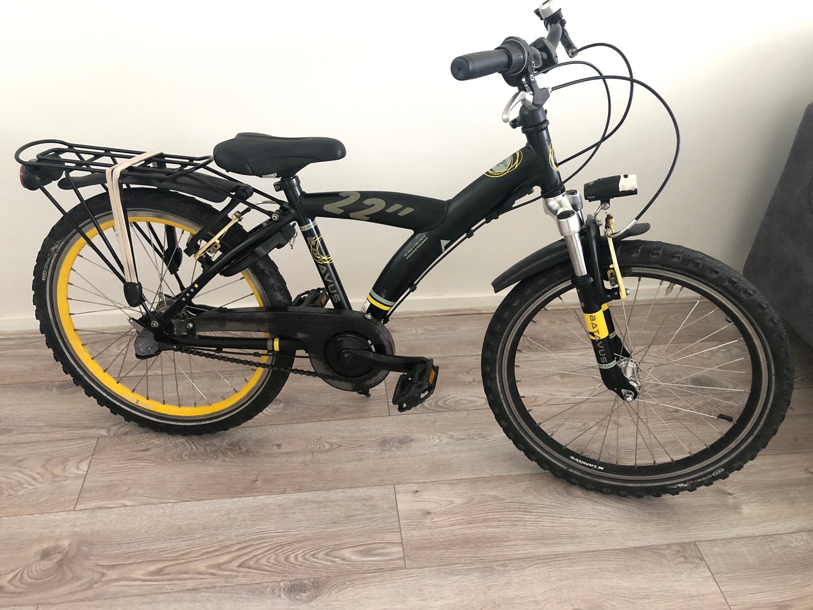 Batavus snake 22 inch, Fietsen en Brommers, Fietsen | Jongens, Ophalen of Verzenden, Zo goed als nieuw, 22 inch, Versnellingen