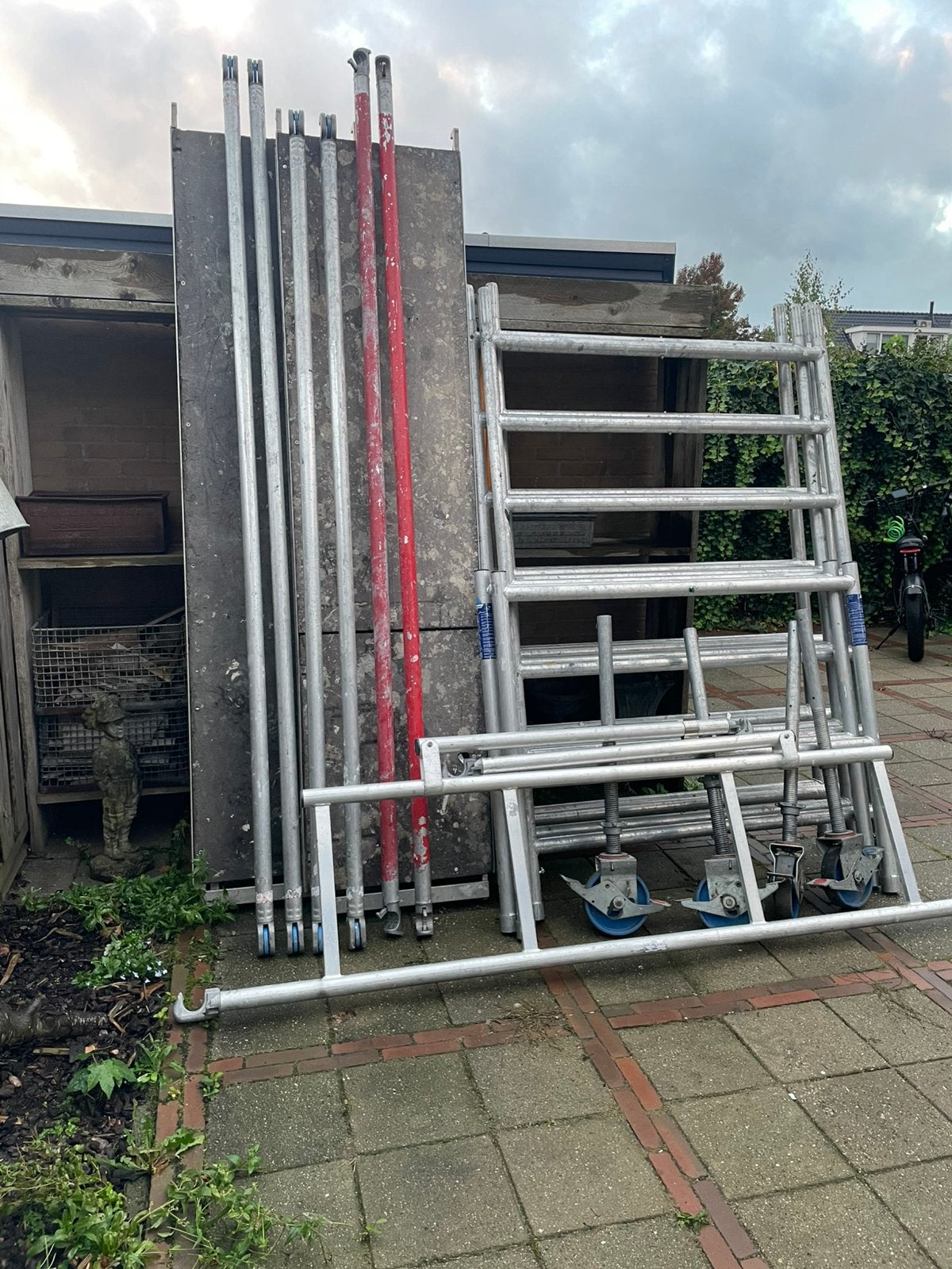 Rolsteiger werkhoogte 6 meter, Doe-het-zelf en Verbouw, Ophalen, Gebruikt, Rolsteiger of Kamersteiger, 5 meter of hoger