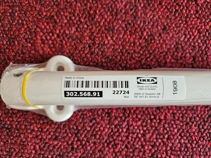 IKEA Komplement kledingroede - nieuw in verpakking, Huis en Inrichting, Ophalen, Nieuw, 50 tot 100 cm, Minder dan 100 cm