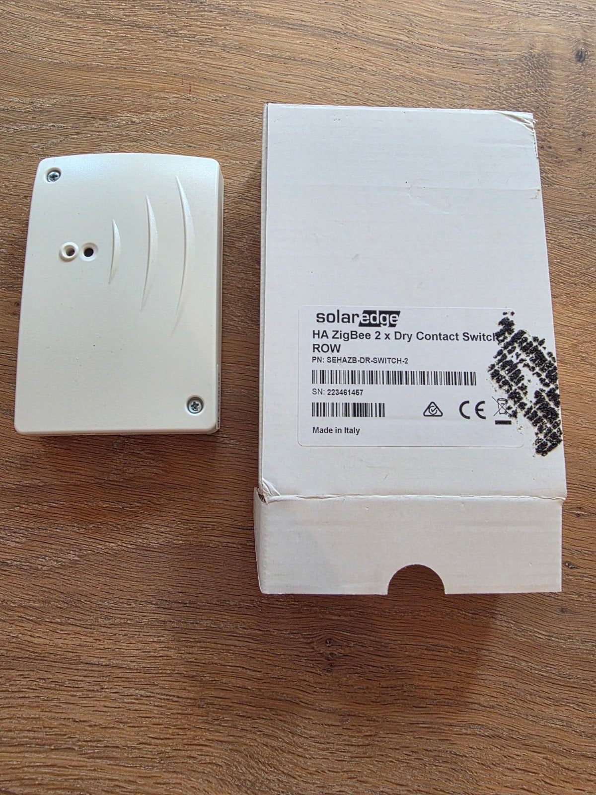 SolarEdge HA ZigBee 2 x Dry Contact Switch, Ophalen of Verzenden, Nieuw, Overige merken, Schakelaar