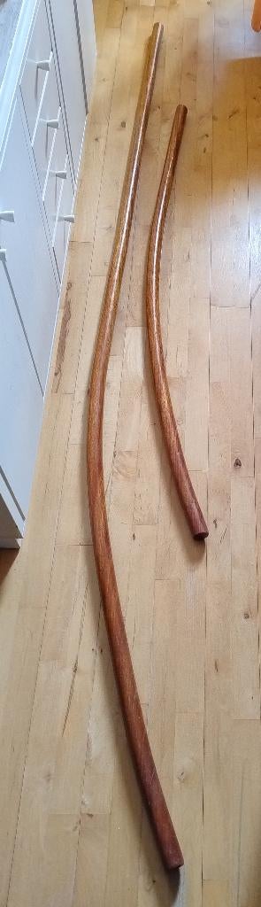 Trapleuningen klassiek, Doe-het-zelf en Verbouw, Hout en Planken, Ophalen, Gebruikt, Overige typen, 50 mm of meer