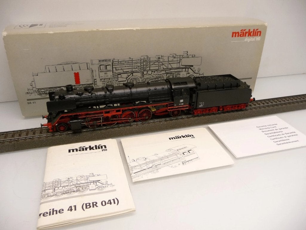Märklin 37921 – Stoomloc BR 41 DB mfx Sound + TELEX + ROOK, Wisselstroom, Locomotief, Nieuw, Ophalen of Verzenden