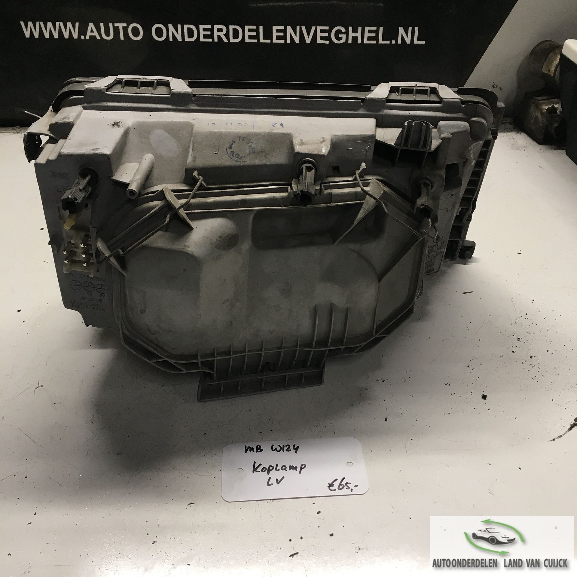 Mercedes W124      Koplamp Linksvoor, Gebruikt, -, -, Ophalen of Verzenden