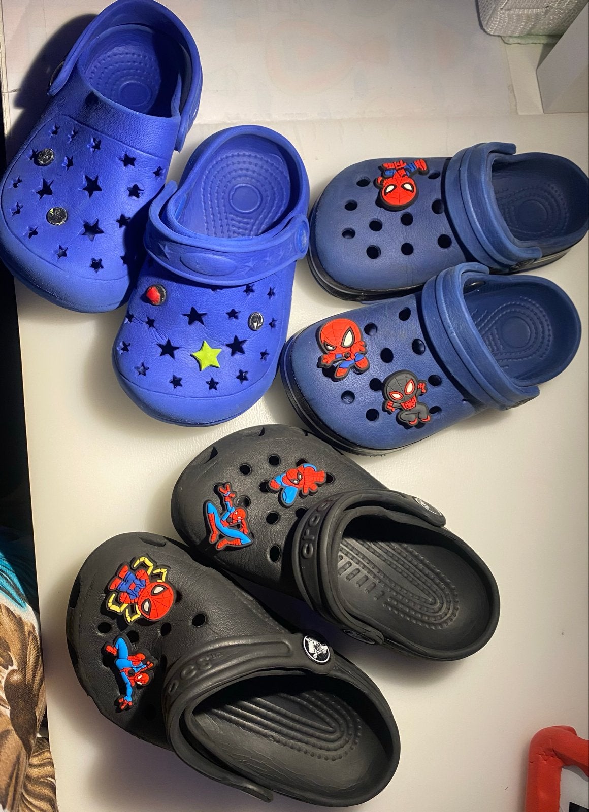 Leuke kinderschoenen - Crocs 3 stuks, Ophalen of Verzenden, Gebruikt, Jongen of Meisje, Schoenen
