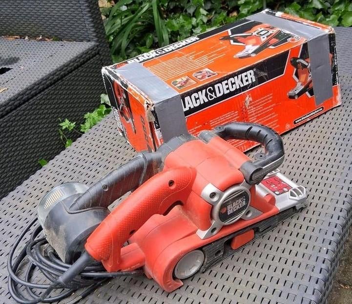 Black & Decker Bandschuurmachine 720W - Gebruikt, Ophalen, Gebruikt, 600 tot 1200 watt, Bandschuurmachine