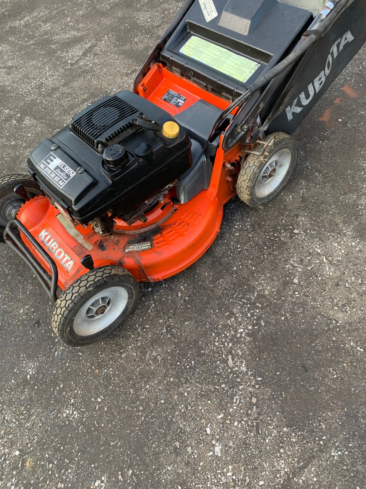 Kubota grasmaaier pro model, Ophalen, Cirkelmaaier, Versnellingen, Zo goed als nieuw
