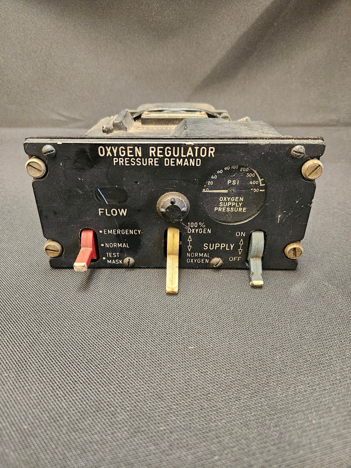 Vintage Vliegtuig Zuurstofregelaar - Drukregelaar, Ophalen of Verzenden