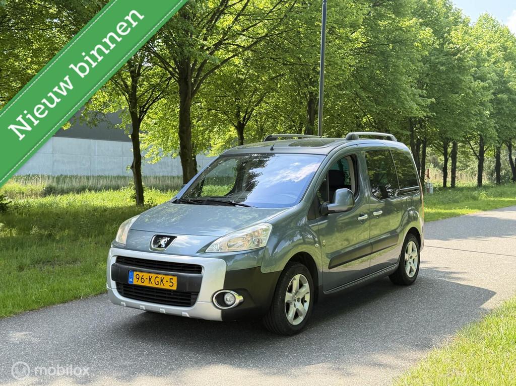 Peugeot Partner Tepee 1.6 Zenith*NEW APK 05/27*AIRCO*CRUISE, Auto's, Voorwielaandrijving, Stof, Zwart, 4 cilinders