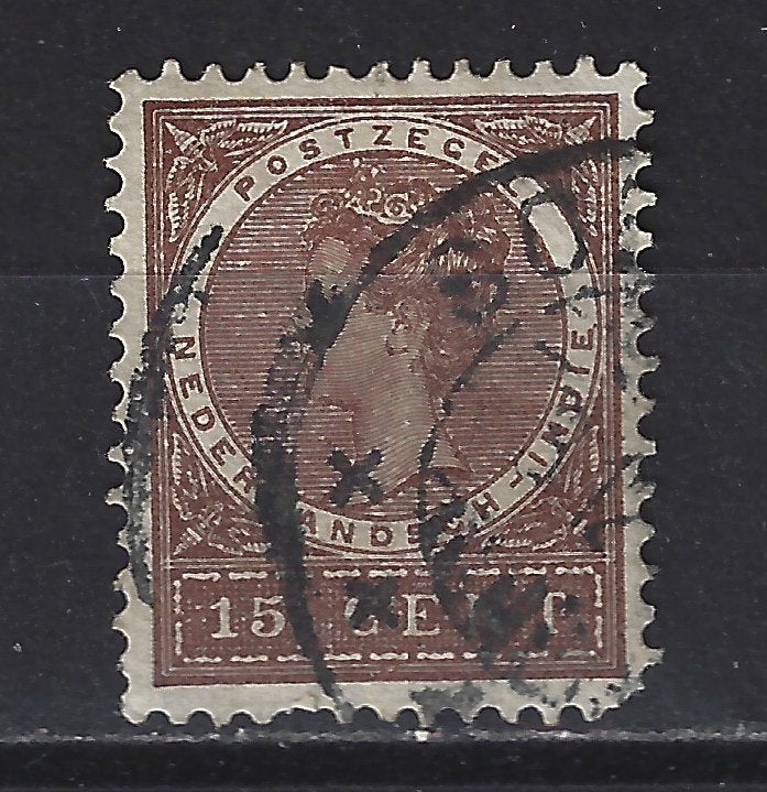 Nr 50 geb Wilhelmina 1903 ; Nederlands Indie voor 10% CW, Ophalen of Verzenden, Gestempeld, Nederlands-Indië