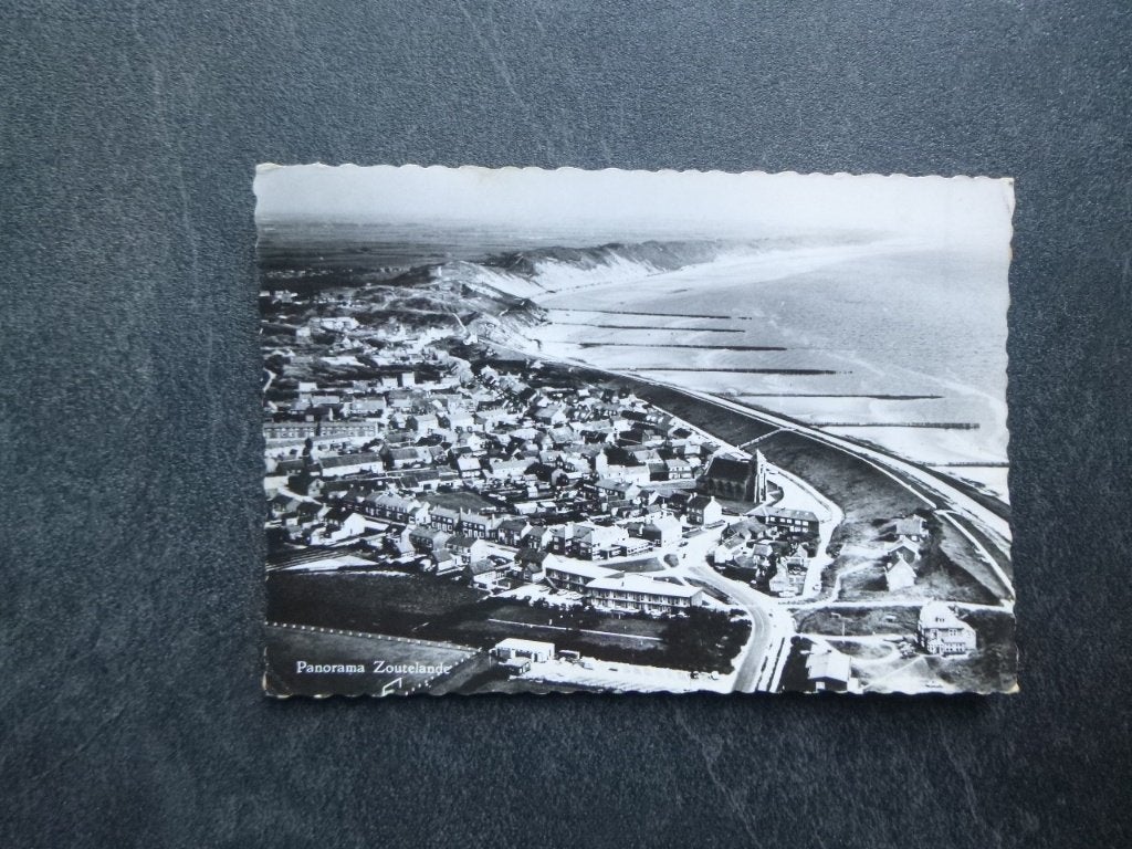 Panorama Zoutelande/luchtfoto 10ct zegel, Antiek en Kunst, Verzenden