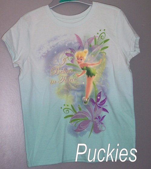 Disney Store / Tinkerbell t-shirt maat 140 *NIEUW* (7313) a, Meisje, Disney Store, Nieuw, Ophalen of Verzenden