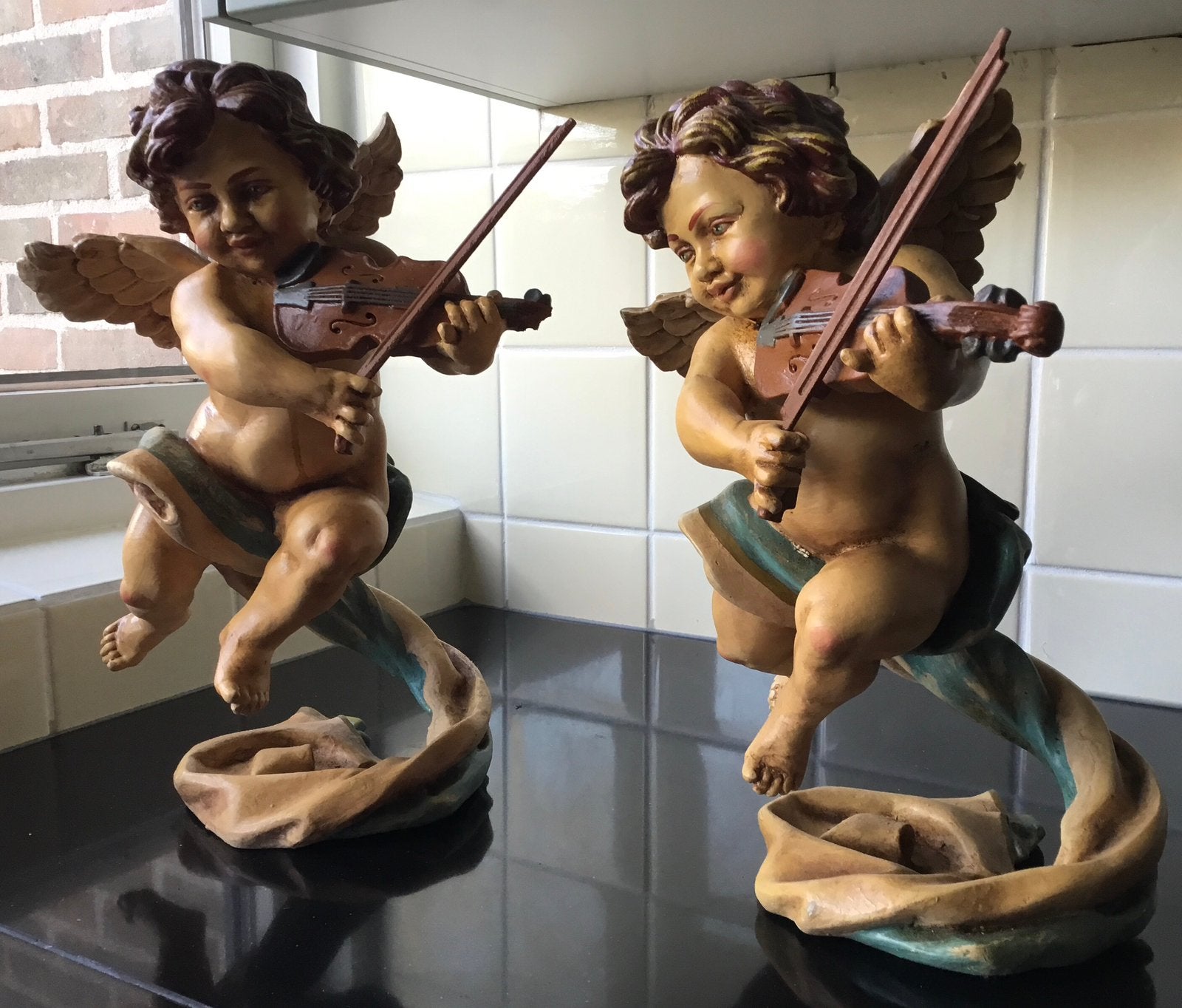 Prachtige kunsstof engelen, Verzamelen, Beelden en Beeldjes, Ophalen of Verzenden, Nieuw