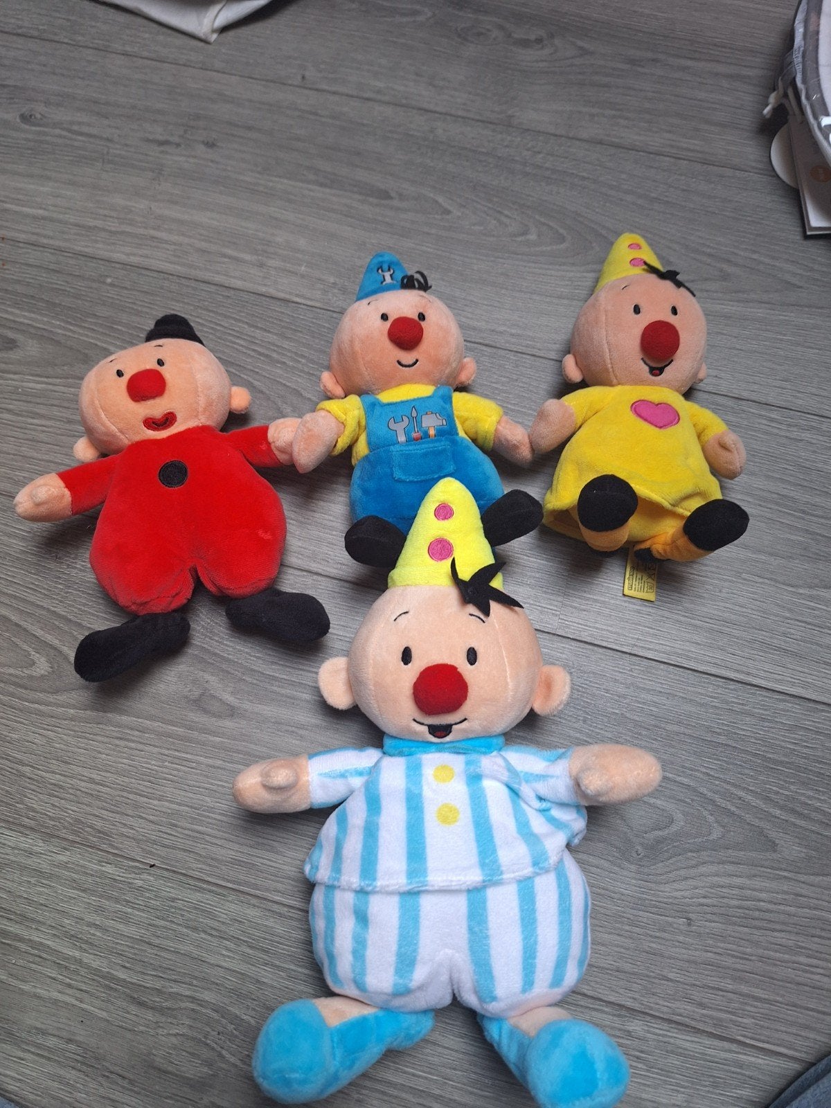 Bumba knuffels - Set van 4, Kinderen en Baby's, Gebruikt, Overige karakters, Overige typen, Ophalen of Verzenden