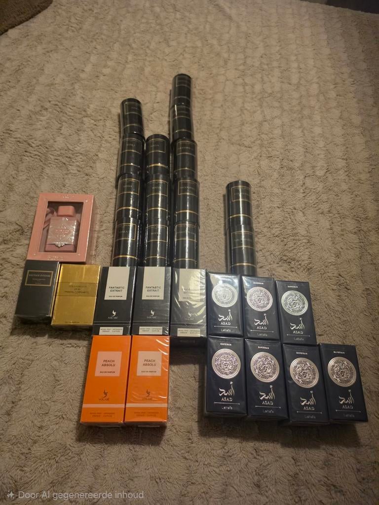 Restpartij Parfums Te Koop – Lattafa, Tonka, Tobacco Vanille, Ophalen of Verzenden, Overige kleuren, Handen en Nagels