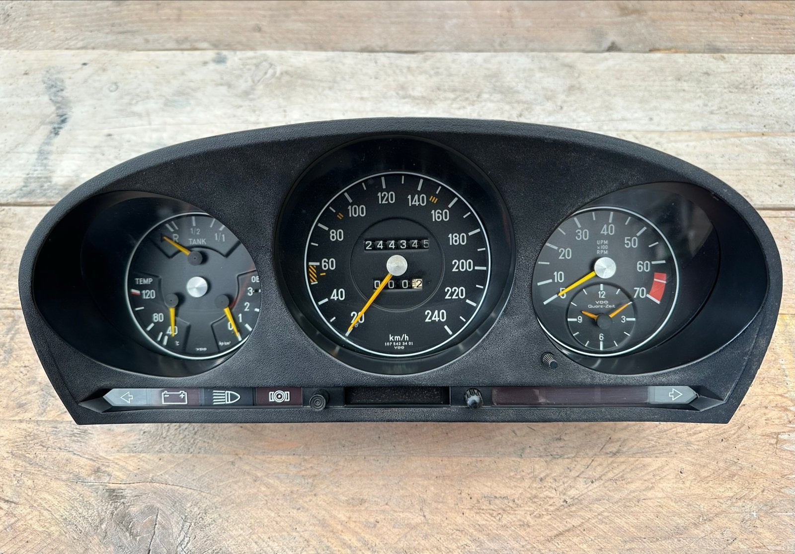 Mercedes-Benz W107 R107 C107 Dashboard Instrumentenpaneel, Auto-onderdelen, Ophalen of Verzenden, Gebruikt, Mercedes-Benz