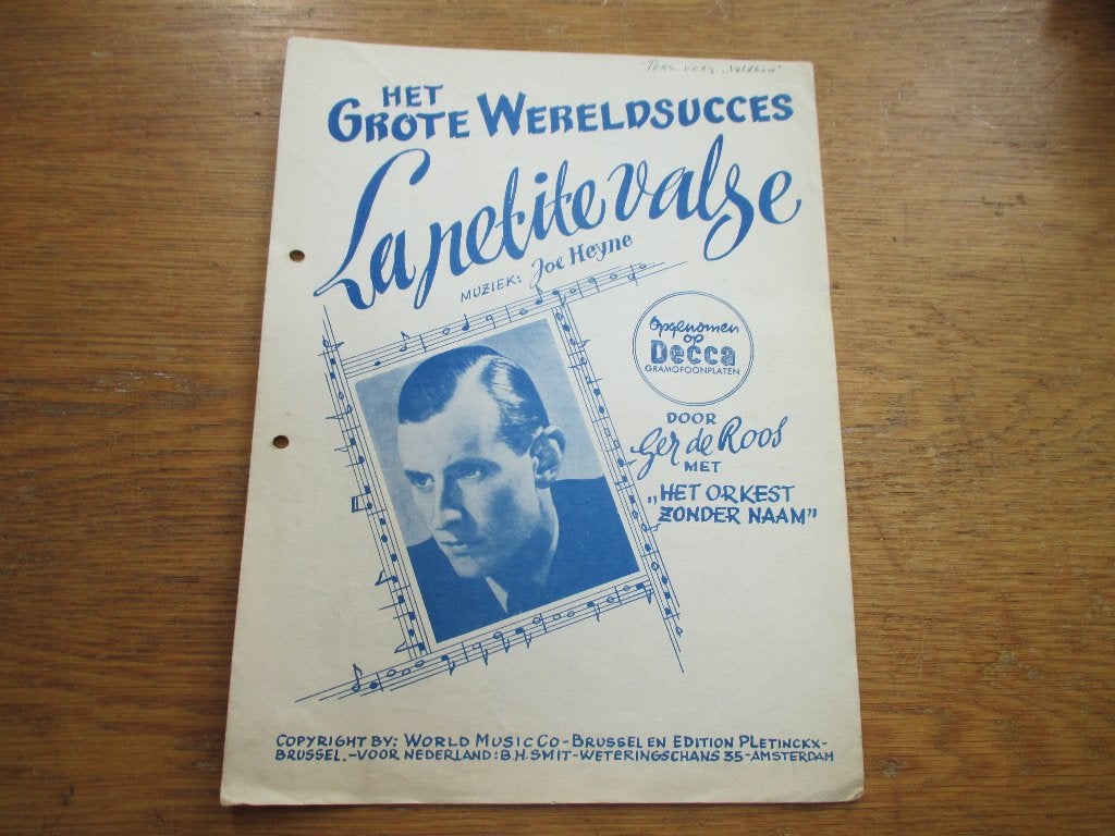 LA PETITE VALSE, Muziek en Instrumenten, Zang, Gebruikt, Ophalen of Verzenden, Artiest of Componist