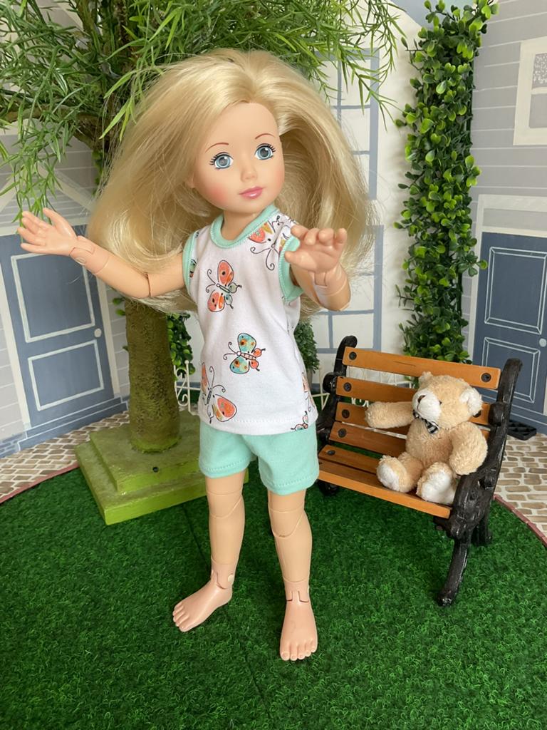 Jolina Ballerina: kleding, 2 delig  zomersetje., Ophalen of Verzenden, Nieuw, Overige typen