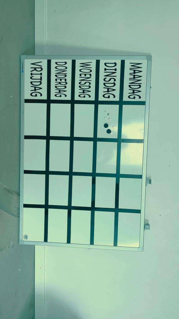 SCHOOLBORD/WHITEBORD/PLANBORD/MAGNETISCH, Ophalen of Verzenden, Mobiel, Nieuw, Whiteboard