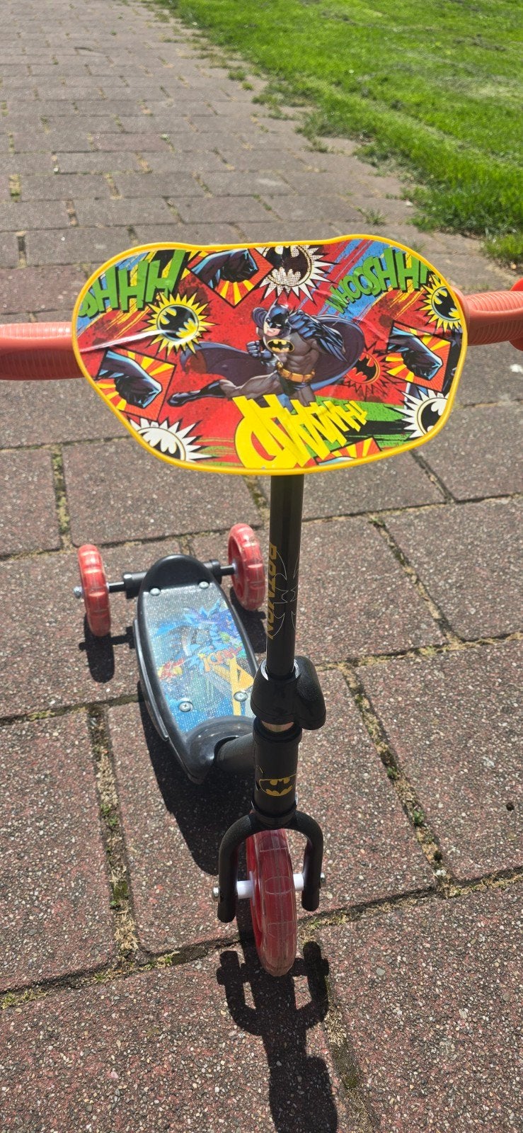 Step batman kind, Ophalen of Verzenden, Zo goed als nieuw, Gewone step, Batman