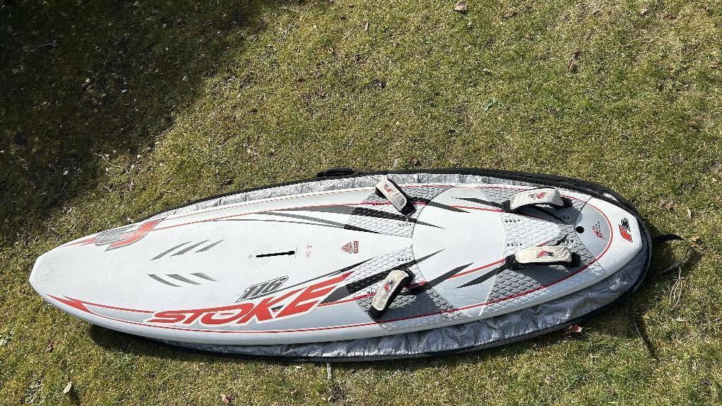Surfset F2 Stoke + NeilPryde + Gaastra + NorthSails compleet, Ophalen, 250 tot 300 cm, Gebruikt, Met draagtas