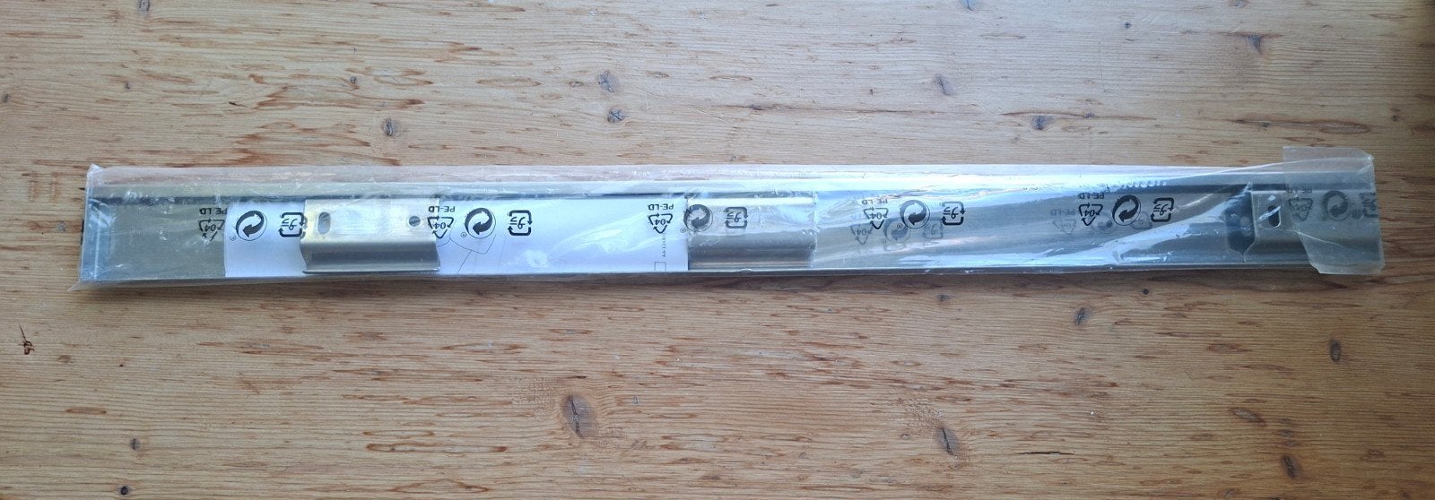 IKEA RIMFORSA RVS rail 60 cm (nieuw in verpakking), Overige typen, IKEA, Ophalen of Verzenden, Metaal
