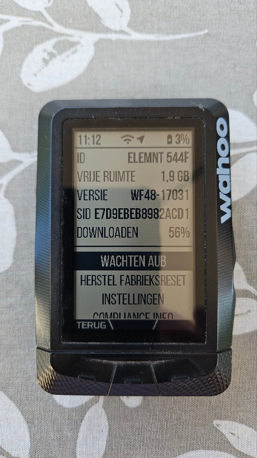 Wahoo Elemnt fietscomputer met K-Edge houder, Fietsen en Brommers, Fietsaccessoires | Fietscomputers, Ophalen of Verzenden, Draadloos