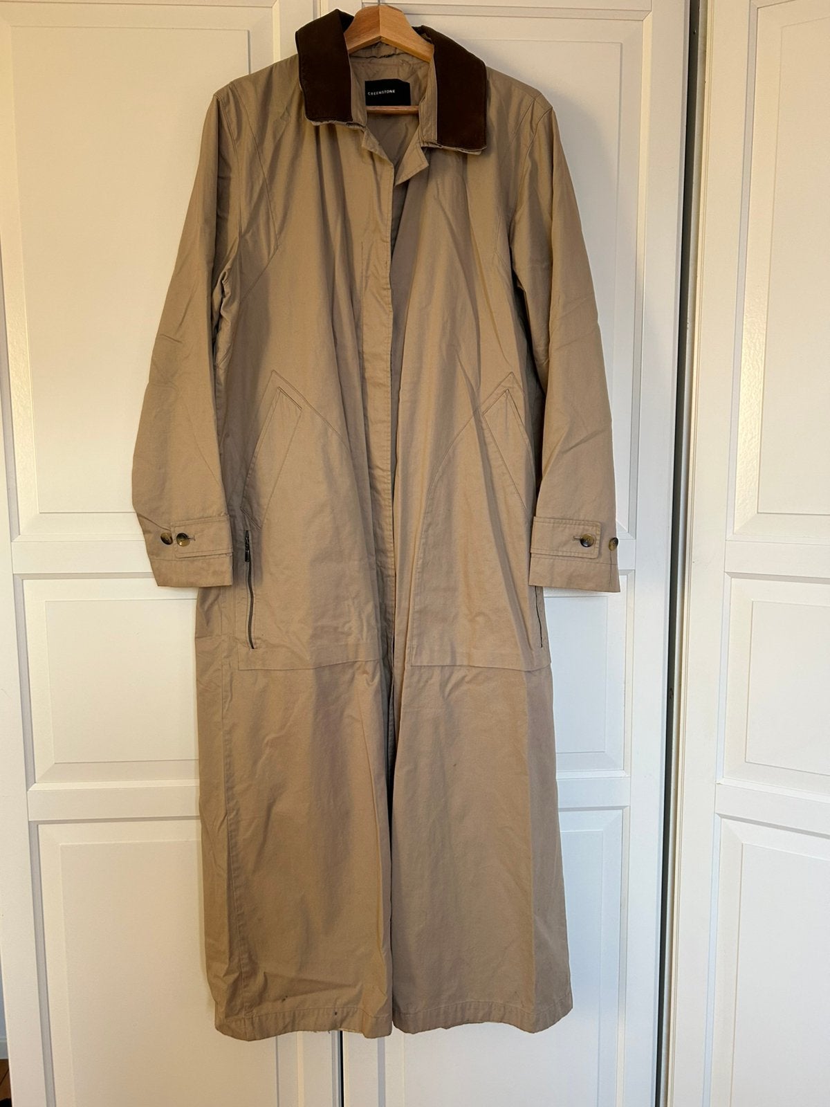 Creenstone trenchcoat dames, Ophalen of Verzenden, Zo goed als nieuw, Maat 38/40 (M), Bruin