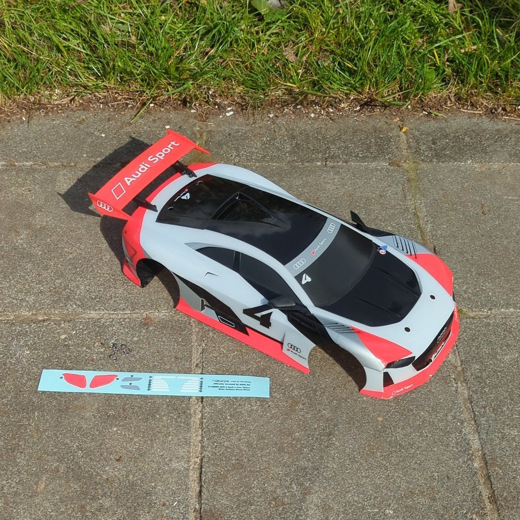 HPI Audi E-Tron Vision GT kap, 200mm 1/10 (Tamiya, Kyosho), Ophalen of Verzenden, Gebruikt, Schaal 1:10, Onderdeel