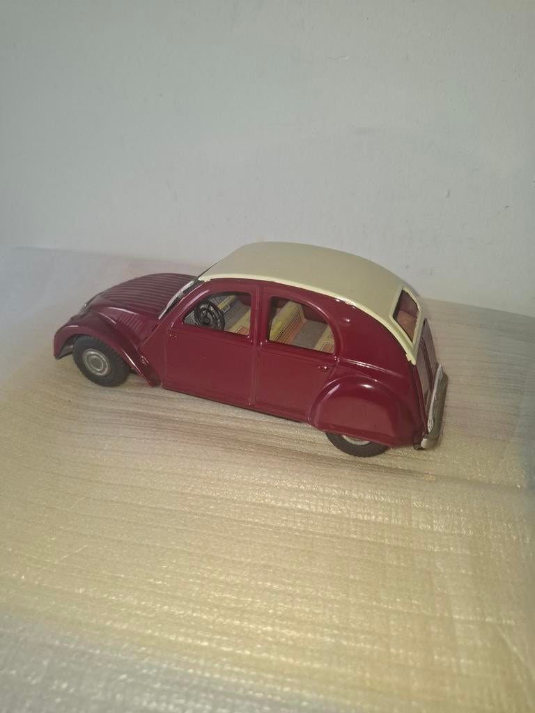 Blikken Citroën 2CV made in Japan zie de foto's, Antiek en Kunst, Antiek | Speelgoed, Ophalen of Verzenden