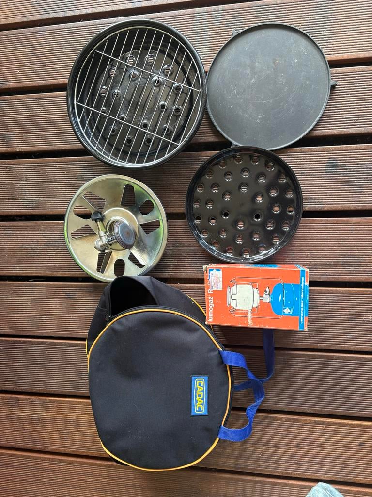 Cadac campinggas barbecue en lamp, Tuin en Terras, Ophalen, Gebruikt