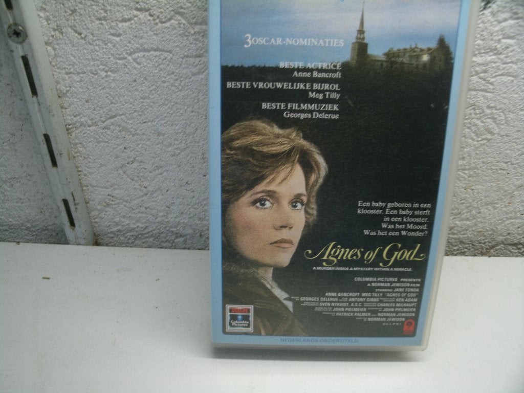 vhs 102b agnes of god, Vanaf 16 jaar, Ophalen of Verzenden, Zo goed als nieuw, Actie en Avontuur